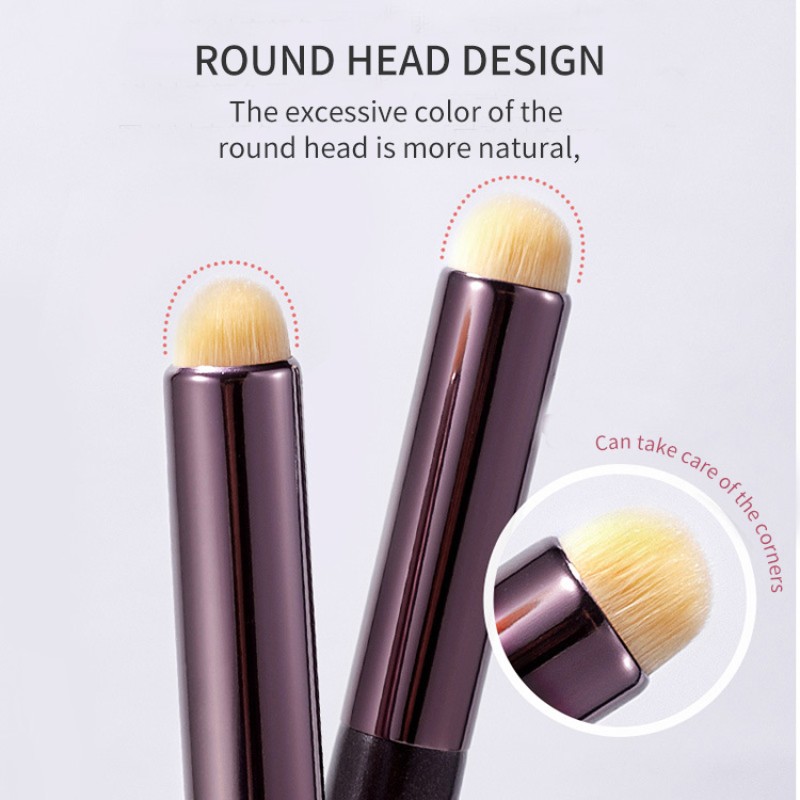 Round Head Brush Manufacturer - GECOMO Blooming Round Head Lip Makeup Brush Professional