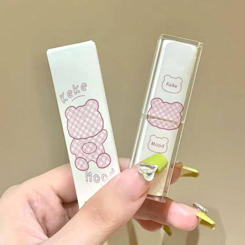 Solid Lipstick Factory - KeKe Mood Long Lasting Cute Bear Brilliant Colors Makeup