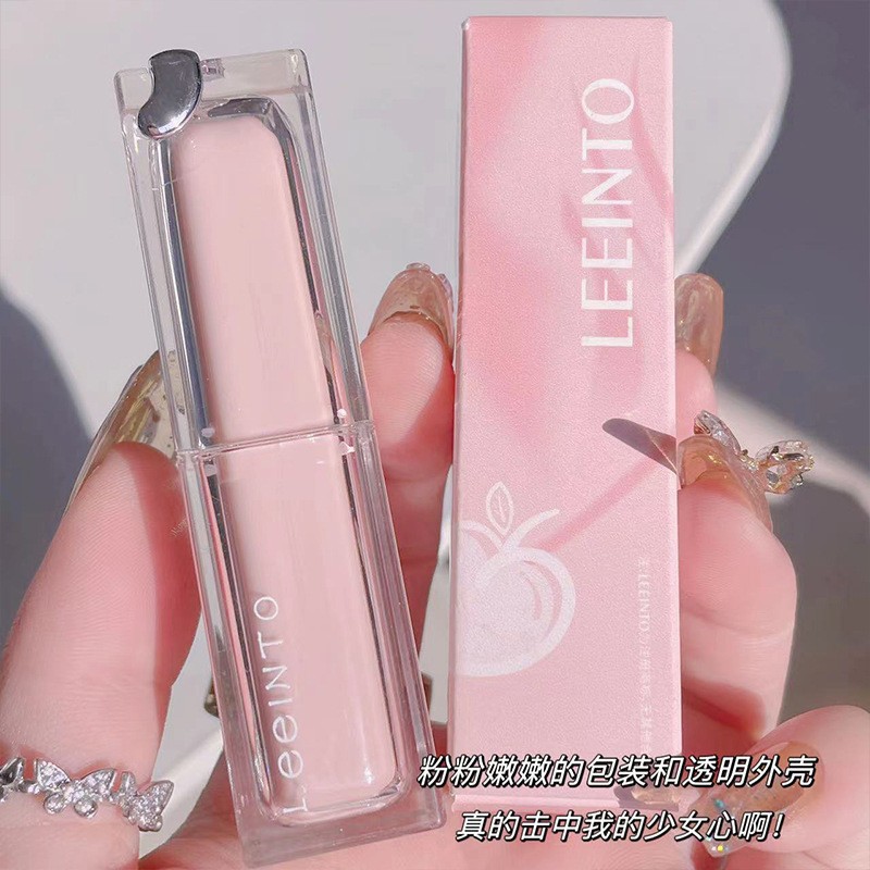 Self Custard Lipstick Supplier - LEEINTO Peach Good Nourishing Moisturizing Mirror Jelly