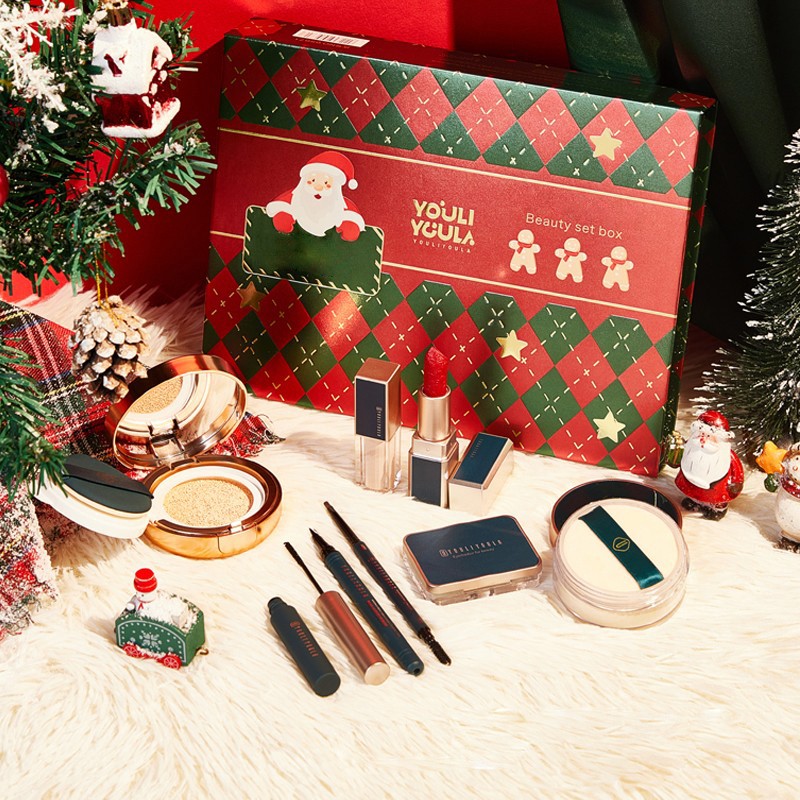 Makeup Kit Manufacturer - All in One Cosmetics Full Kits 8 Pieces Christmas Gift Box