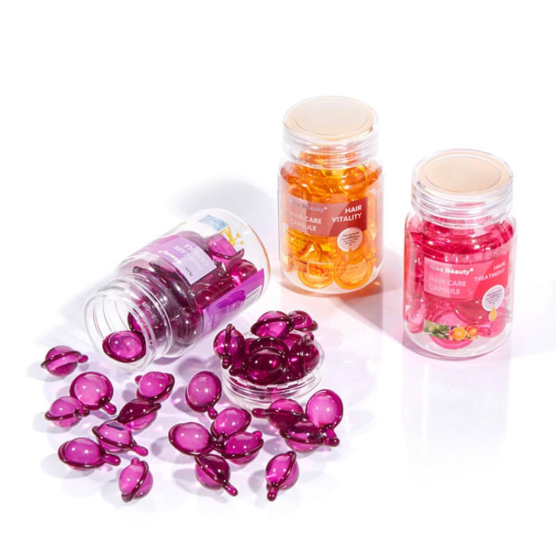 Hair Capsules Supplier - Kiss Beauty Easy Use Hydrating High Gloss Frizz Control Natural