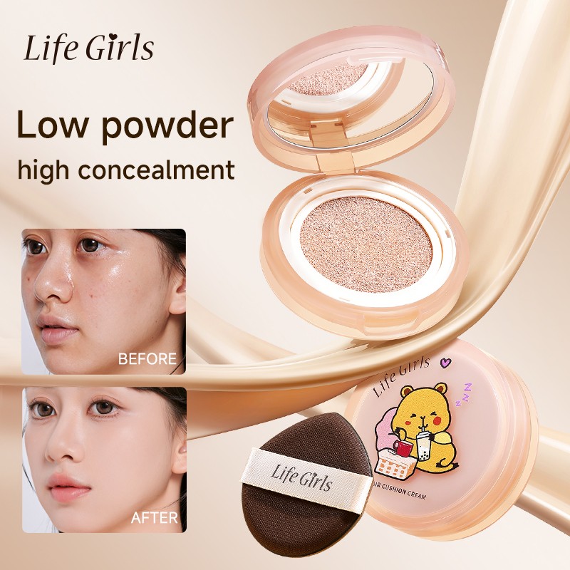 Cushion Foundation Factory - LIFE GIRL Cover Mesh Glass Skin Long-Lasting Lightweight