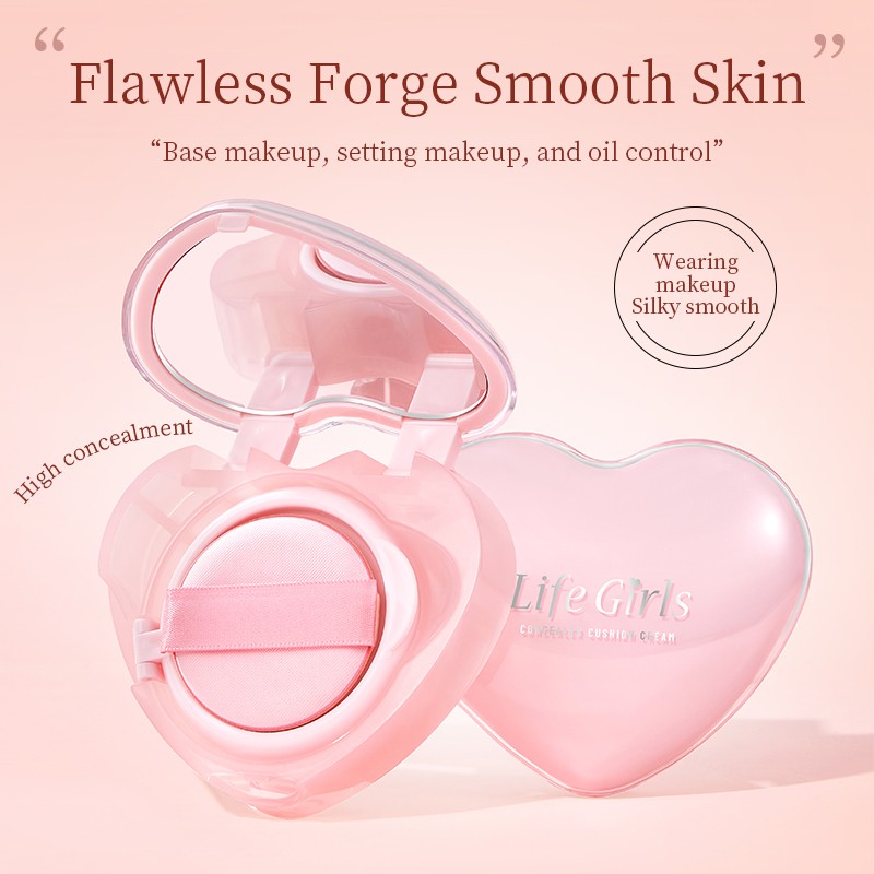Air Cushion Factory - Beautiful Pinky Life Girls Long-Lasting High Coverage