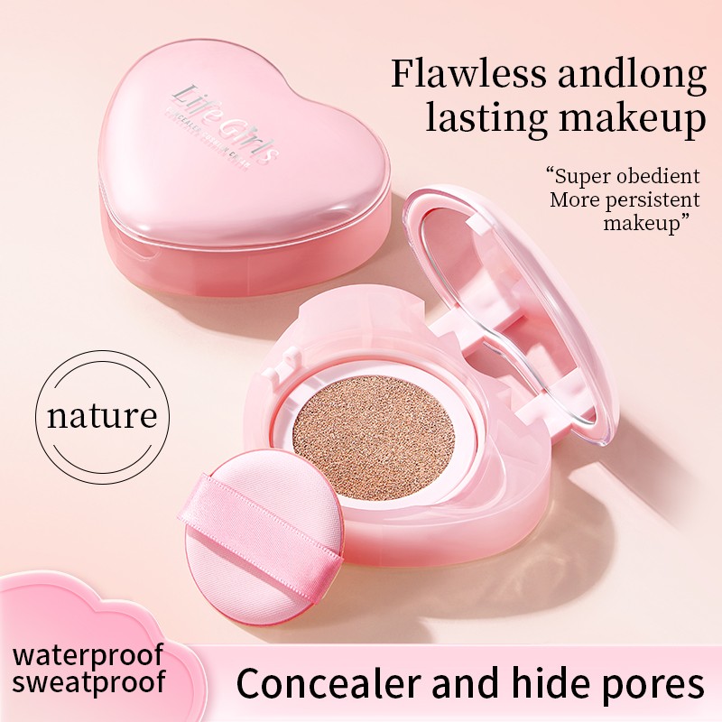 Air Cushion Factory - Beautiful Pinky Life Girls Long-Lasting High Coverage