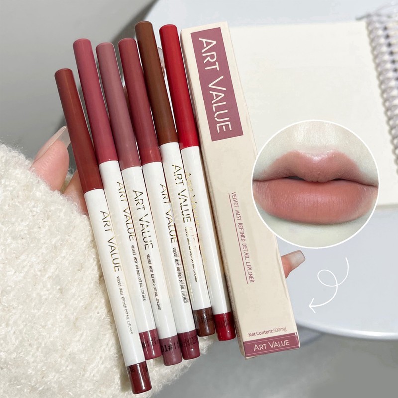 Matte Lip Crayon Manufacturer - Art Value Super Stay Ink Crayon Precision Tip Cruelty Free