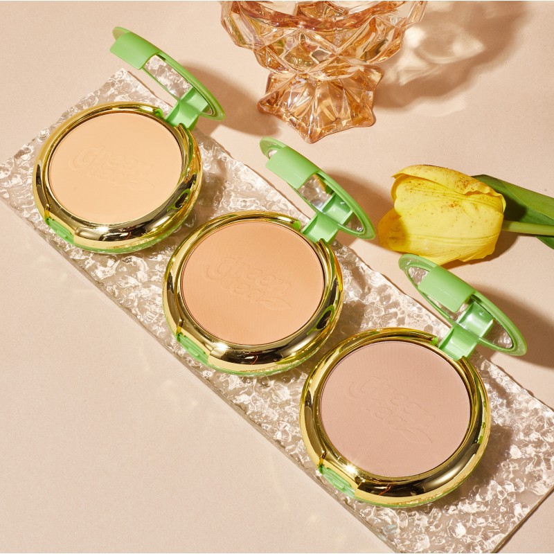 Compact Powder Supplier - Kiss Beauty Wholesale Compact Powder Flawless Skin Green Tea
