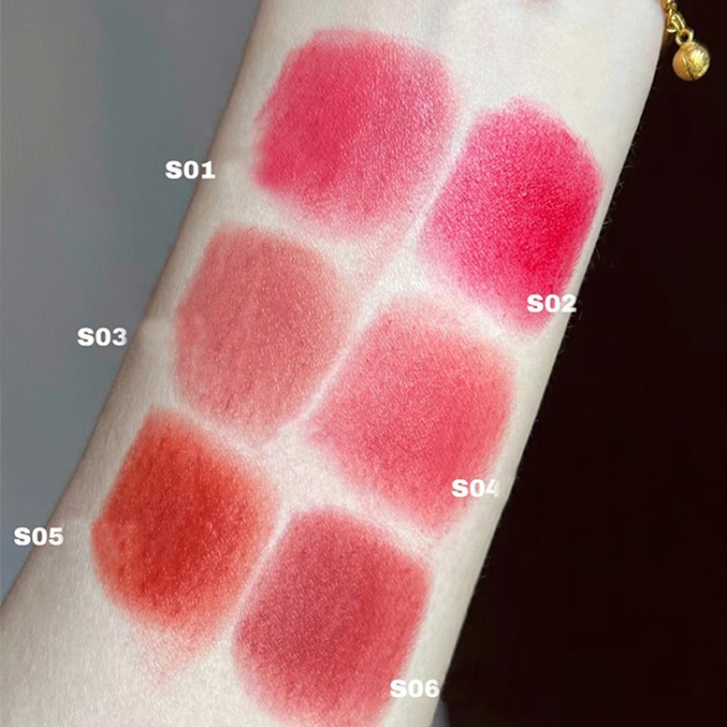 Velvet Lipstick Factory - Cappuvini Wholesale Moisturizing Lovely Clear Tube 6 Colors