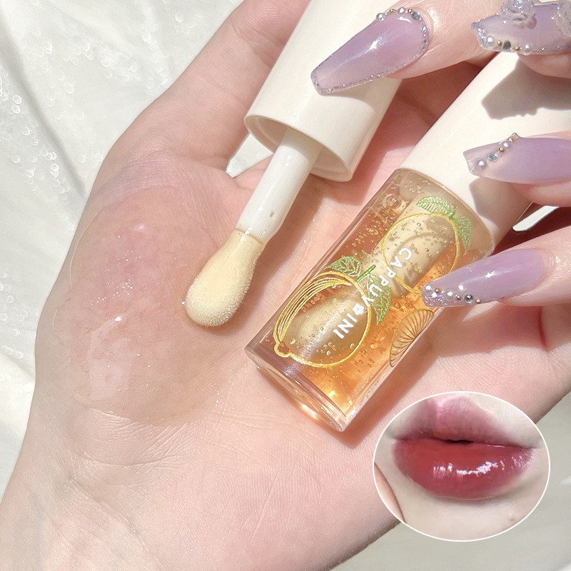 Lip Care Oil Supplier - Cappuvini Lemon Favour Grapefruit Honey Moisturizing Water Light