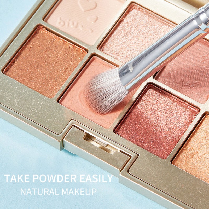 Full Set Brush Factory - Silver 14 Pieces Full Set Foundation Blush Highlight Concealer