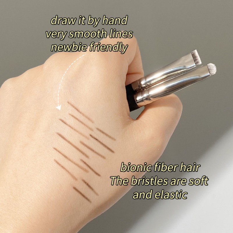 Eyeliner Brush Supplier - GECOMO Eyeliner Eyebrow Brush Smear-proof Easy to Use Blade