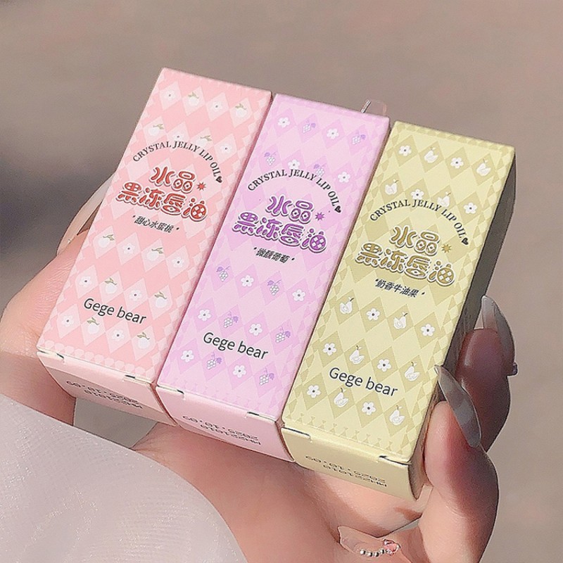 Crystal Jelly Lip Gloss Factory - Gege Bear Clear Cute Bear Hydrating Transparent