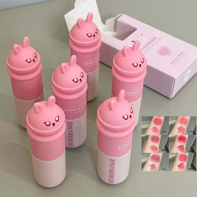 Lip Glaze Supplier - ODM OEM Herorange Rabbit Soft Mist Moisturizing Vegan