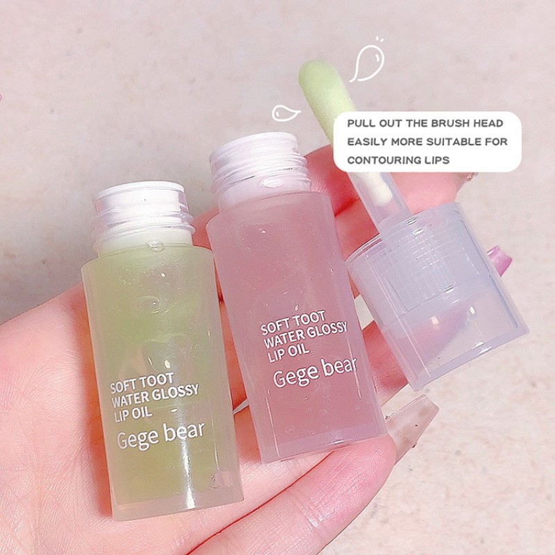 Light Lip Oil Manufacturer - GEGE Bear 2023 Moisturizing Hydrating Clear Glass Mirror