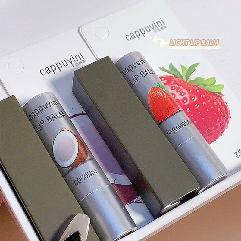 Fresh Fruit Lip Balm Factory - Cappuvini Wholesale Fresh Fruit Taste Velvet 2023 New