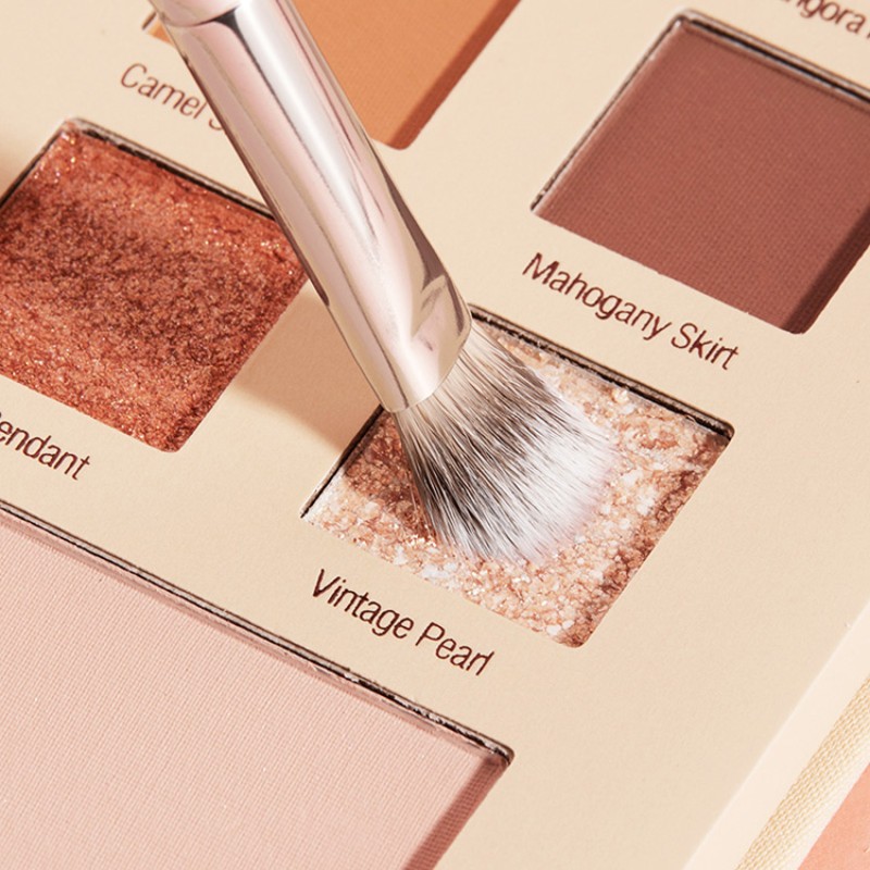 Eyeshadow Brush Factory - GECOMO Round Flat Smear-proof Soft Brush Novice Makeup