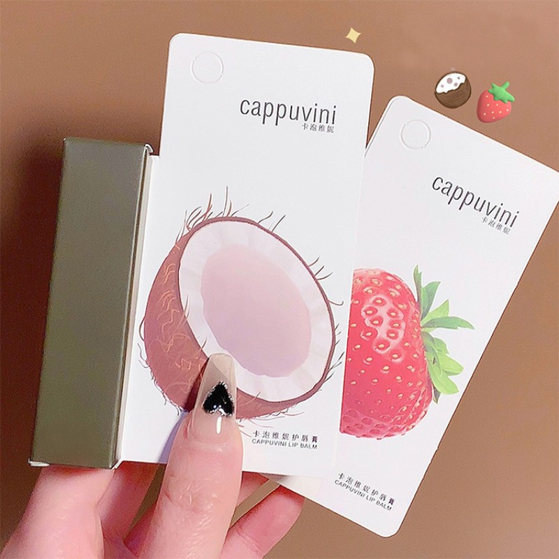 Fresh Fruit Lip Balm Factory - Cappuvini Wholesale Fresh Fruit Taste Velvet 2023 New