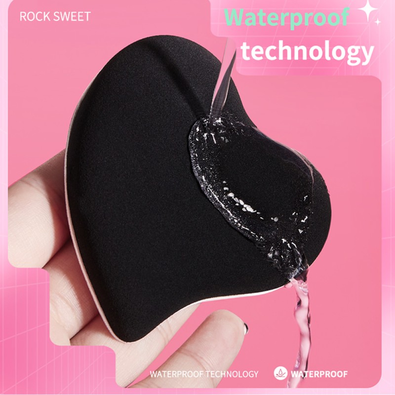 Makeup Puff Manufacturer - Wholesale Custom Rock Sweetheart Cotton Candy Heart-Shaped Pink