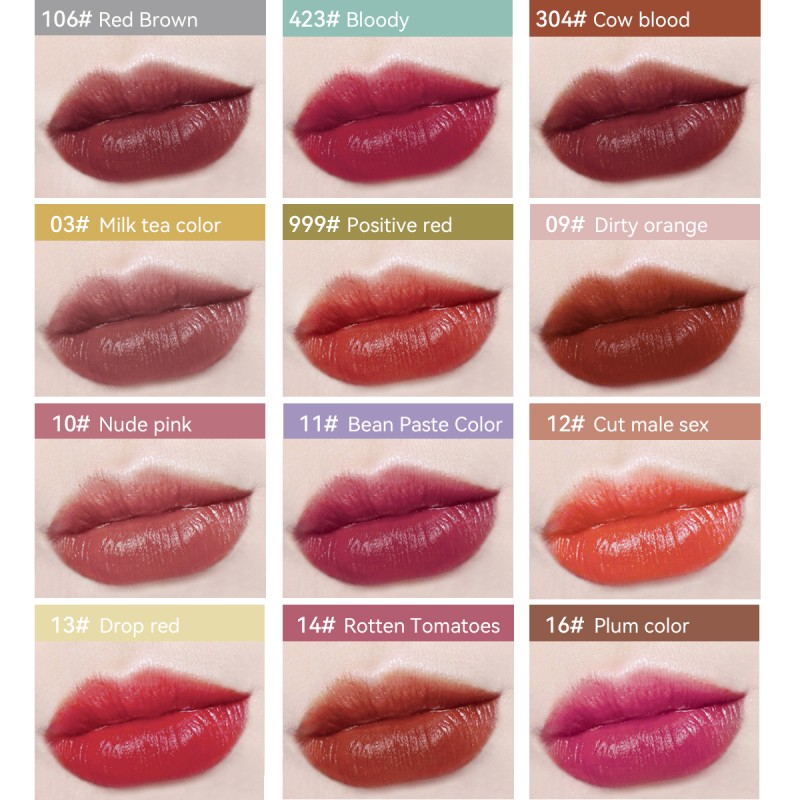 Mini Lipstick Set Supplier - Tik Tok Hot Selling 12 Colors Waterproof Cup Carry Pill