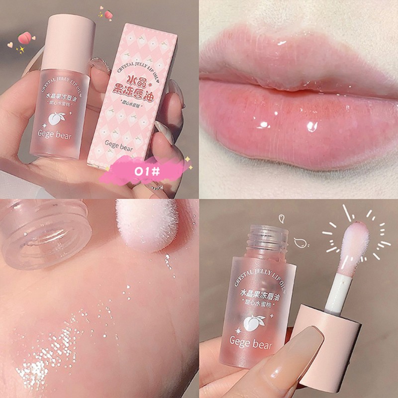 Crystal Jelly Lip Gloss Factory - Gege Bear Clear Cute Bear Hydrating Transparent