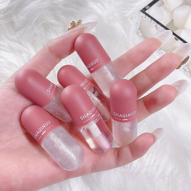 Lip Gloss Set Supplier - Water Luminous 3Pcs Mirror Fine Shimmering Smudge Proof