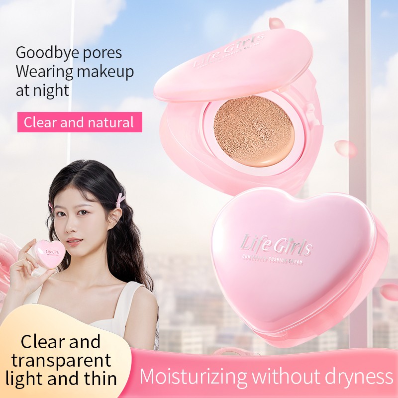 Air Cushion Factory - Beautiful Pinky Life Girls Long-Lasting High Coverage