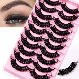 Strip Eyelash Supplier - Factory ODM OEM Russian D Curl Faux Mink Vegan Lashes