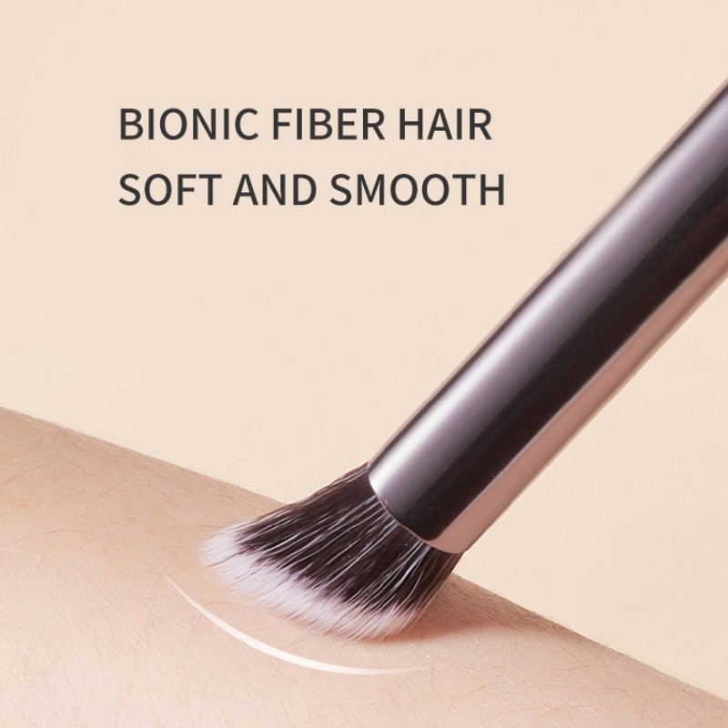 Oblique Flat Head Brush Manufacturer - GECOMO Long Concealer Brush Holder Eyeshadow Blending