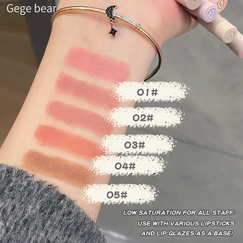 Lip Liner Supplier - Gege Bear Light Sweet Soft 3D Lip Shape Long Lasting Smear-proof