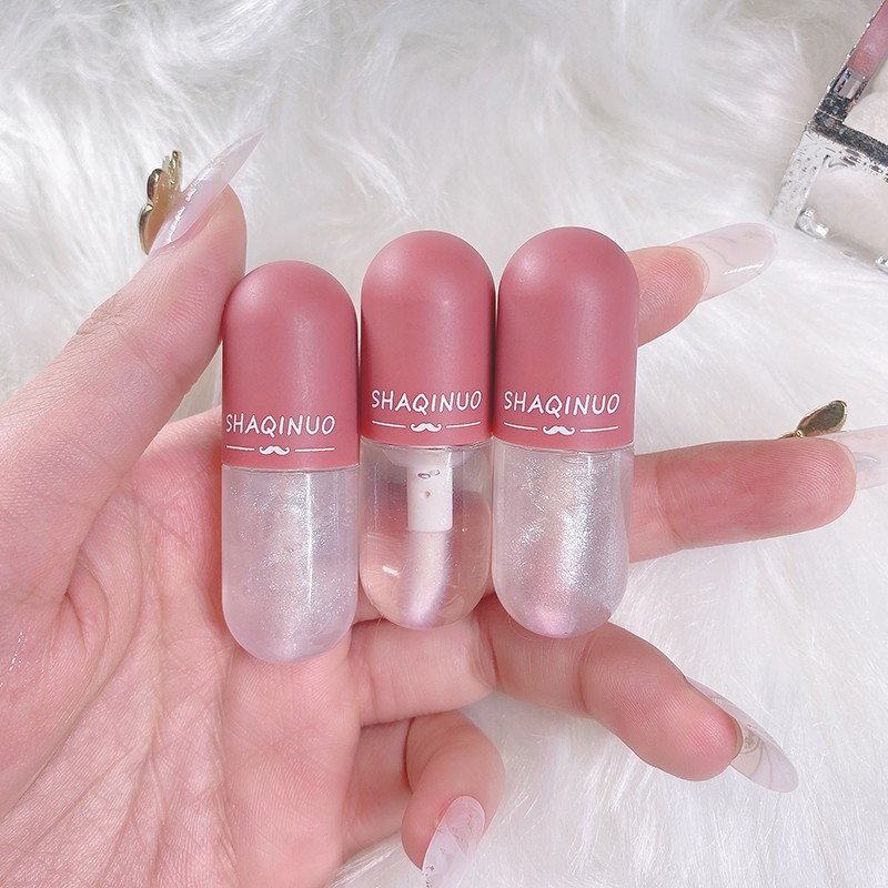 Lip Gloss Set Supplier - Water Luminous 3Pcs Mirror Fine Shimmering Smudge Proof