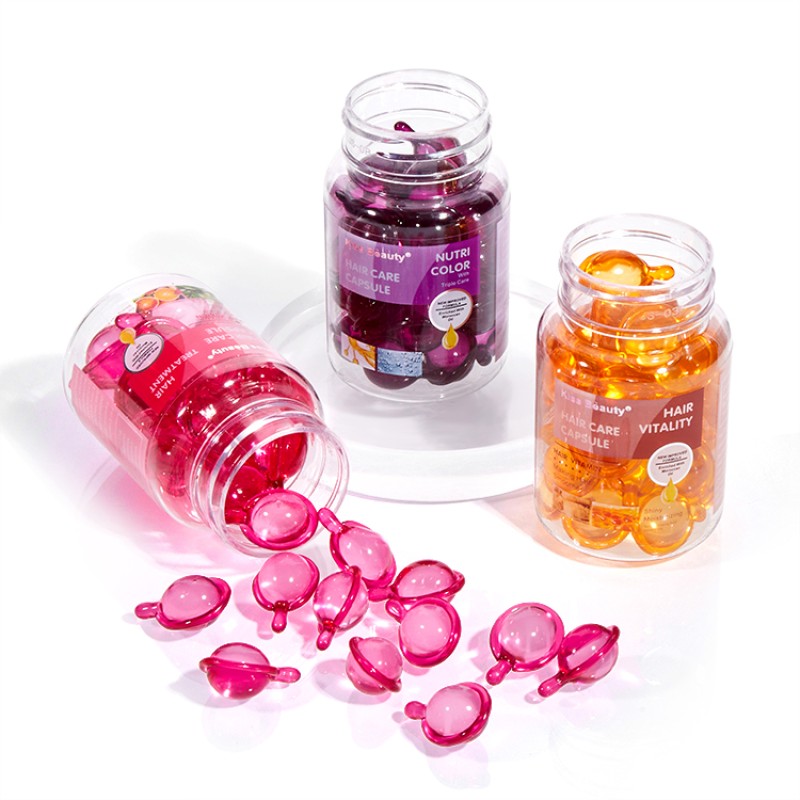 Hair Oil Serum Supplier - Kiss Beauty 20 Capsules Easy Carry Cruelty Free Smoothing