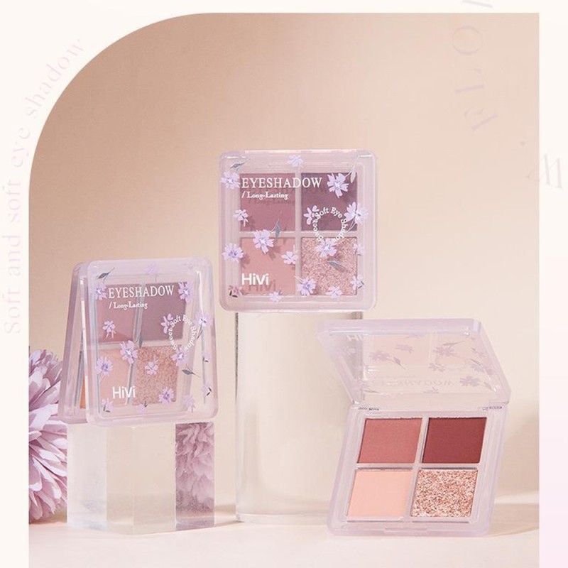 Makeup Set Gift Box Supplier - Flower Beauty Set Gift Box Hivi Velvet Lip Glaze 8pcs