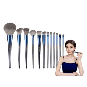 Makeup Brushes Set Supplier - RKG Starry Dot Portable 12 Pieces Soft Dense Hair Wholesale