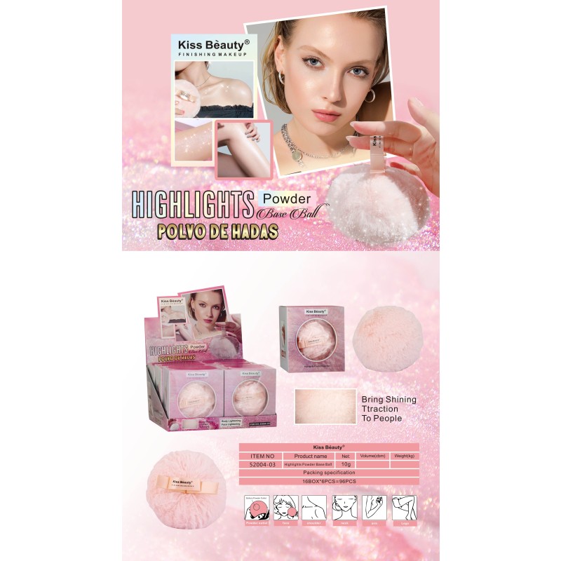 Loose Powder Supplier - New Design Loose Powder Pink Hairy Lovely Girl's Body Face