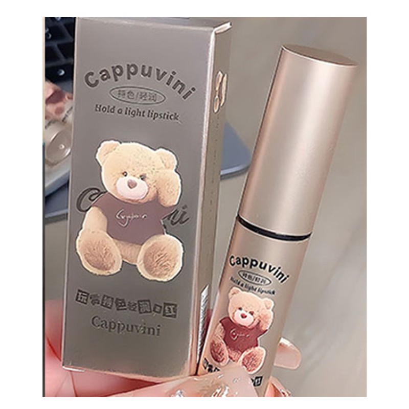 Solid Lipstick Supplier - New Cappuvini Cute Bear Moisturizing Watery Mirror Long-lasting