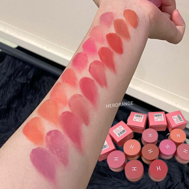 Lip Cheek Cream Manufacturer - HERORANGE Natural Matte Shiny Comfortable Watery Gloss