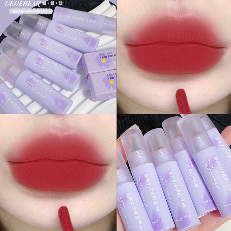 Lip Mud Manufacturer - Gege Bear Beauty Nude Color Taro Milk Long Lasting Color