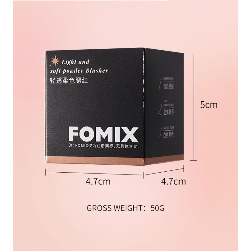 Cushion Blush Manufacturer - FOMIX Mushroom Cushion Long Last Highly Pigment Light Soft
