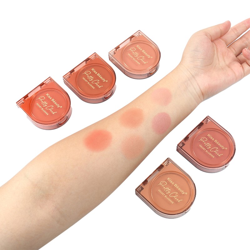 Velvet Blush Supplier - New Hot Velvet Mattes Blush Natural Dewy Sun 5 Colors