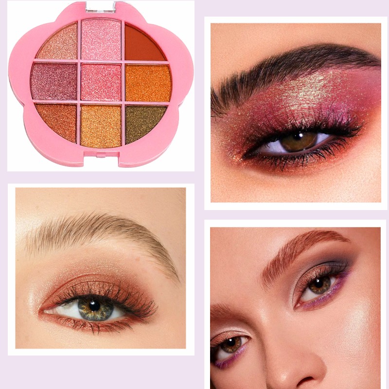 Powder Eyeshadow Palette Supplier - Wholesale High Quality 9 Colors High Pigment Shimmer Matte for All Skin
