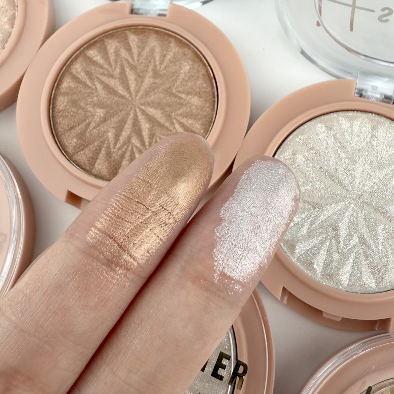 Makeup Highlight Powder Supplier - Wholesale OEM 6 Colors Beauty Golden Shimmer Waterproof Long-lasting