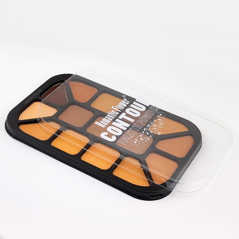 Powder Palette Factory - New Design 15 Colors Full Coverage Waterproof for Dark Skin