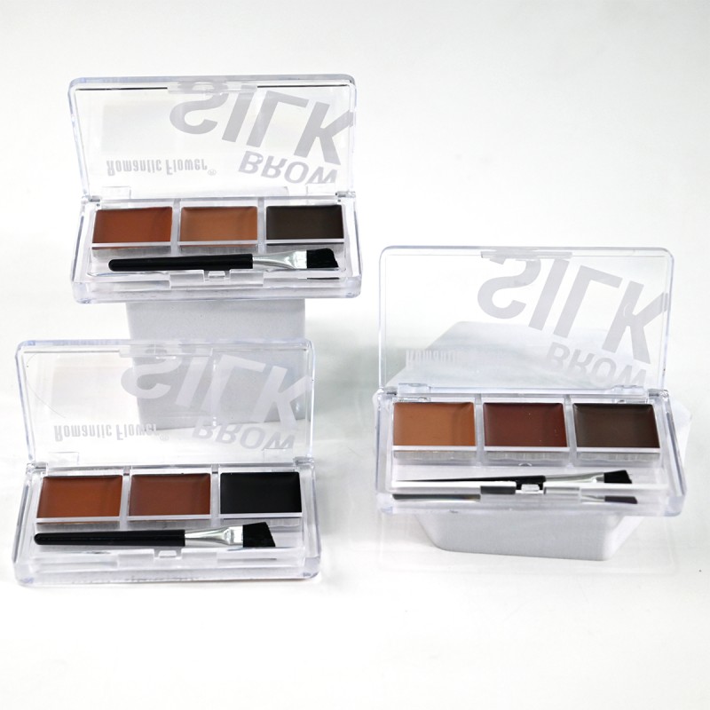 Eyebrow Cream Supplier - 3 Shades Private Label Eyebrow Makeup Long Lasting Nature Eyebrow Cream