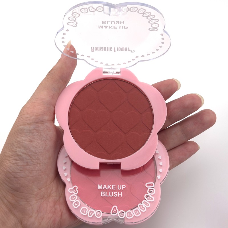 Powder Blush Manufacturer - Wholesale Custom Logo Makeup 3 Colors Vegan High Pigment Waterproof Matte