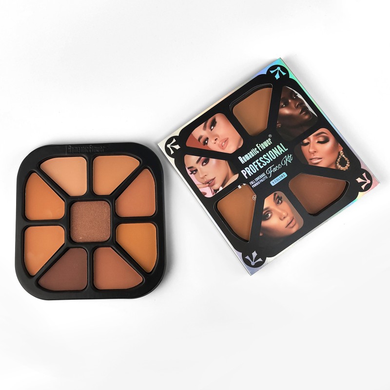 Contour Palette Supplier - Wholesale 9 Colors Full Coverage Oil Control for Dark Skin