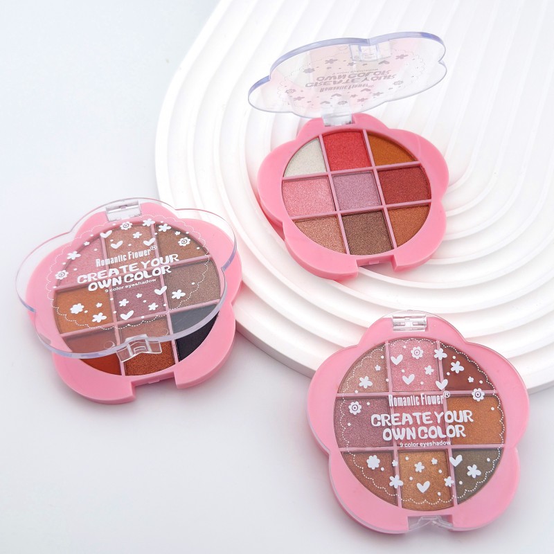 Powder Eyeshadow Palette Supplier - Wholesale High Quality 9 Colors High Pigment Shimmer Matte for All Skin