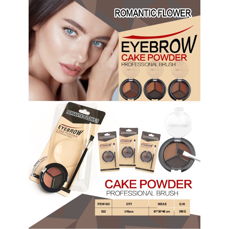 Eyebrow Powder Palette Manufacturer - Wholesale Makeup Eyebrow Powder 3 Colors Long Lasting Waterproof Private Label