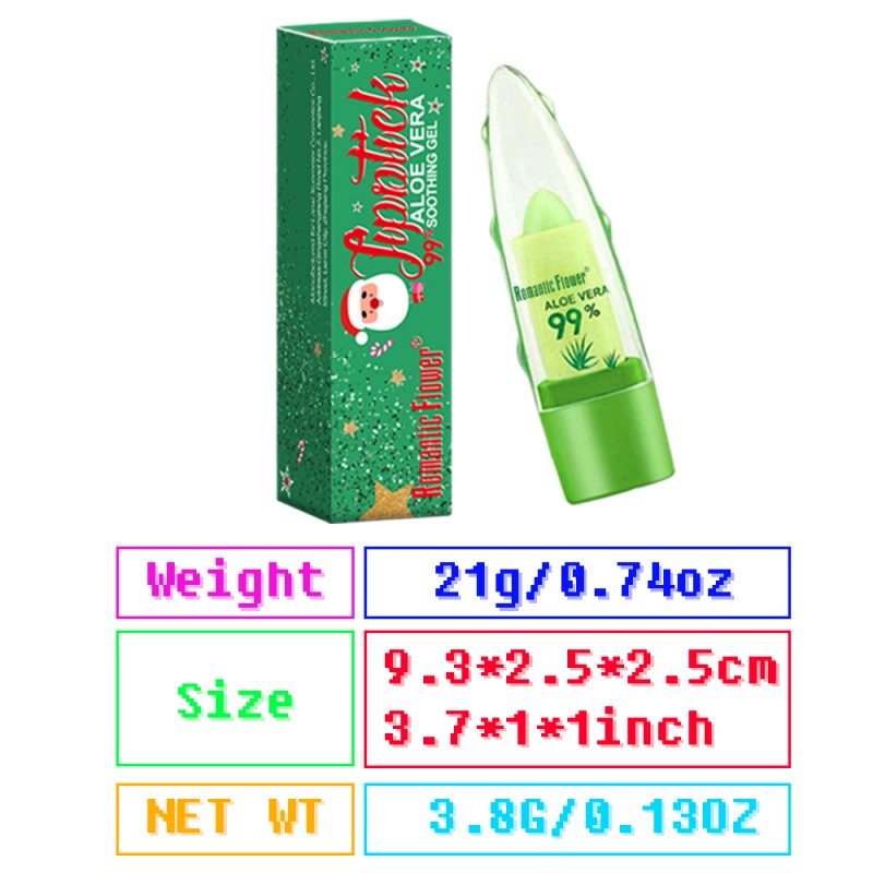 Lip Balm Supplier - Christmas Cosmetic Nature Makeup Waterproof Aloe Vera Lip Balm Magic