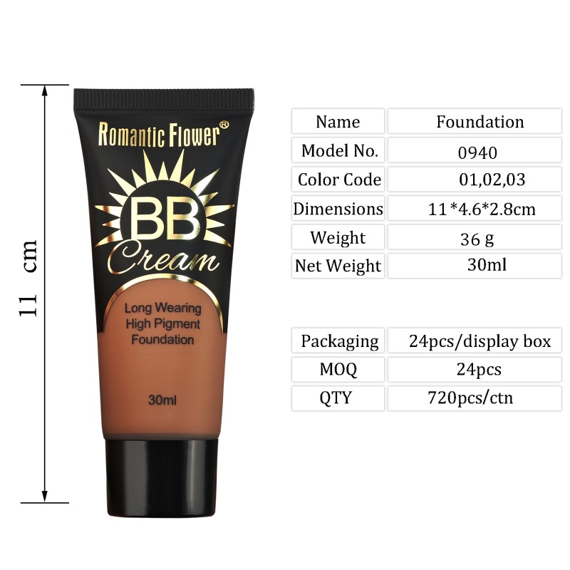 Face Foundation Supplier - Romantic Flower Wholesale Long-wearing High Pigment Matte for Black Women