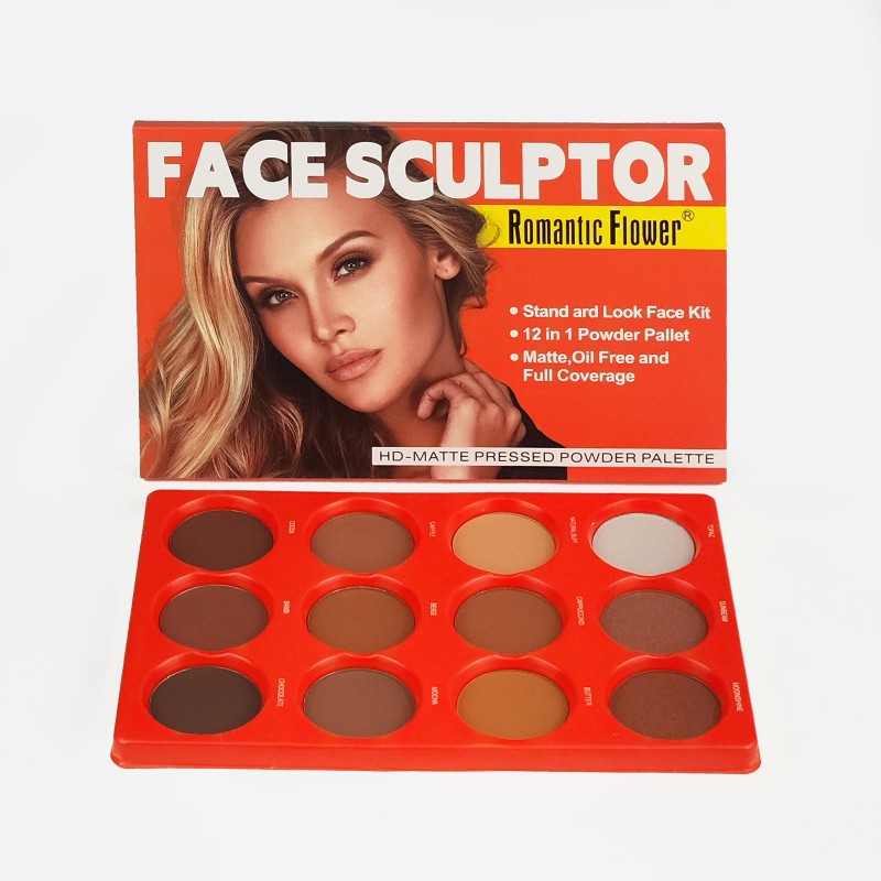 Contour Palette Factory - Wholesale 12 Shades 3 Color Highlights 9 Colors Contour