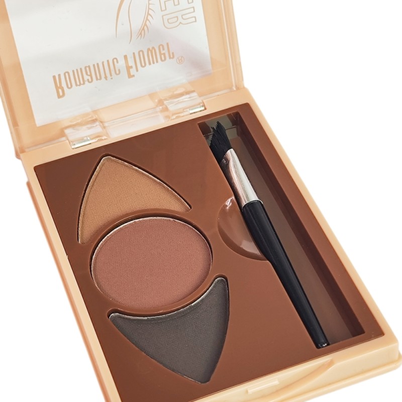 Eyebrow Powder Supplier - New Design 3 Shades Eyebrow Makeup Waterproof 24h Lasting Nature Eyebrow Powder